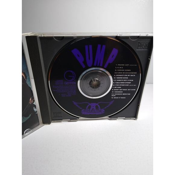 Aerosmith - Pump CD 1989 Rock Hard Rock Geffen - Picture 2 of 4